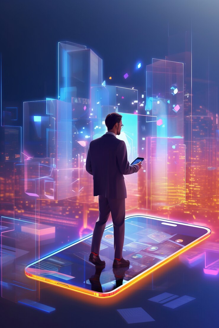 3d-character-emerging-from-smartphone_23-2151336688